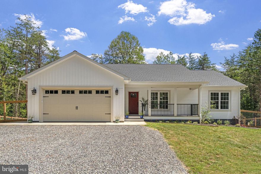 Why wait to build? This charming ranch-style home is just over one-year old and barely lived in. A whole-house generator was added, fencing installed, and a brand-new shed was just built. Situated on 10 acres, this property offers a park-like setting complete with a walking trail. With three spacious bedrooms and two full bathrooms, the layout offers main-level living and is designed for both relaxation and entertaining. The gourmet kitchen flows seamlessly into the family room, making it ideal for gatherings. The main floor laundry adds convenience, while the walk-in closets provide ample storage. A full walkout basement with rough-in is ready for you to finish. Enjoy nature on the expansive deck overlooking your private, fenced yard. Located in a serene neighborhood, you'll appreciate the tranquility while still being only 10 minutes from town amenities, schools, and commuter routes. This is a must see!