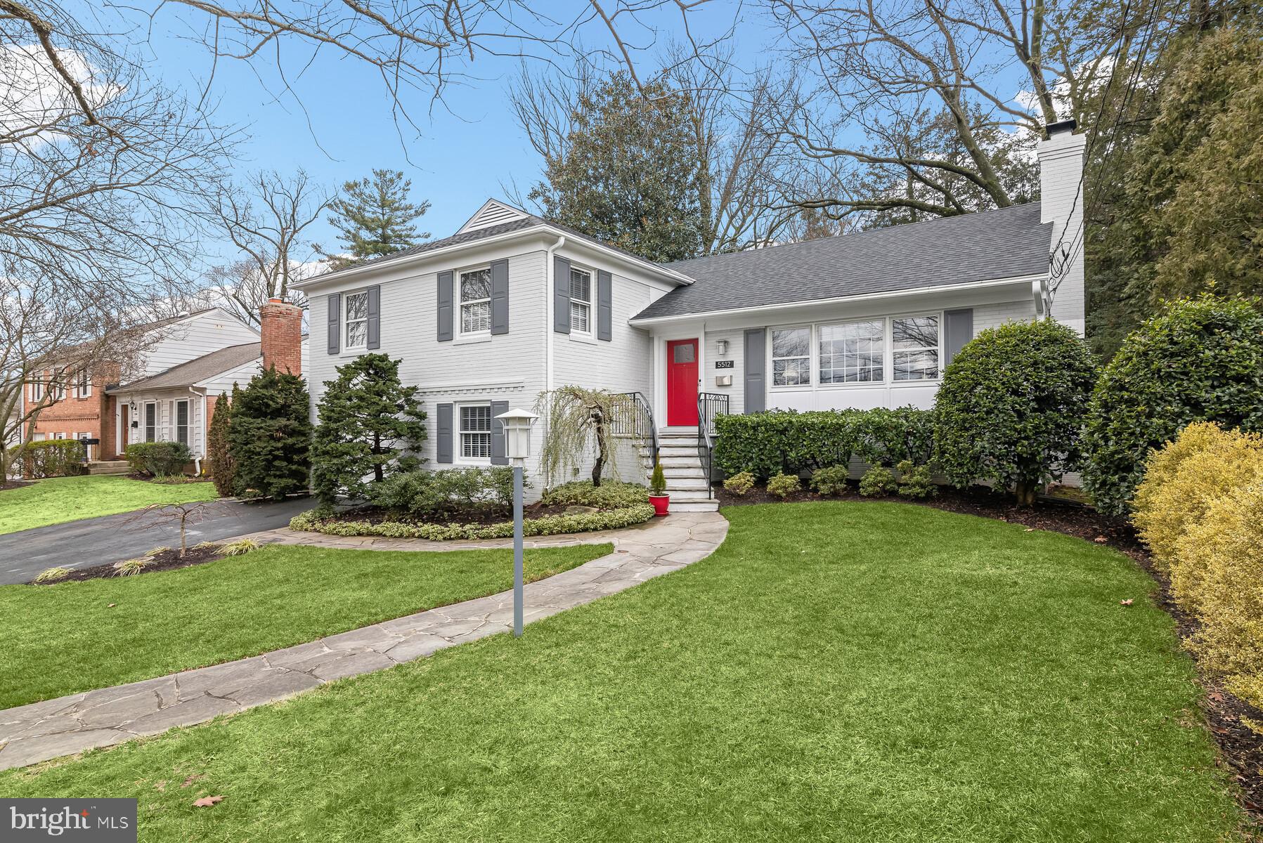 THREE GREAT OFFERS, ALL w/ Escalations. This home is meticulous inside and out. A classic 4-level Springfield split for the ages, featuring a table space modern kitchen, a porch enclosure to den/office on the back of the home on the first floor too.<br/><br/>
Upstairs are FOUR bedroom and two renovated baths. There is a walk up ample attic for storage. The two lower levels sparkle in a way that is seldom found in a split. The first level down is bright with double doors leading to an enormous flagstone patio (and there's still a great yard to work with, the lot size here is a superb 10,075!). This level also features an updated full bath AND a 5th bedroom/office/TV room. The 1-car garage is accessed on this level as well.<br/><br/>
Then down again to the lowest level which was magnificently finished into quality living space just two years ago. This space features Luxury Vinyl Plank flooring, drywall and recessed lighting, ample storage and a spacious laundry area too.<br/><br/>
5512 Ridgefield has received over 130K in quality improvements in the last 8 years, with about half of that being performed in the last 15 months!<br/><br/>
Finally, the long awaited Westbard Square is now taking shape just a few blocks and a short walk away. The brand new flagship Giant Food Store just opened in late January, it's quite spectacular. The road infrastructure in now open and in place, the old shopping center will be demolished in the coming months and hundreds of millions of dollars or reimagining is on the way. Visit westbardsquare on Google to learn more about this exciting enhancement to the Springfield/Westwood community. If "walkability" is your thing, you just found home.<br/><br/>