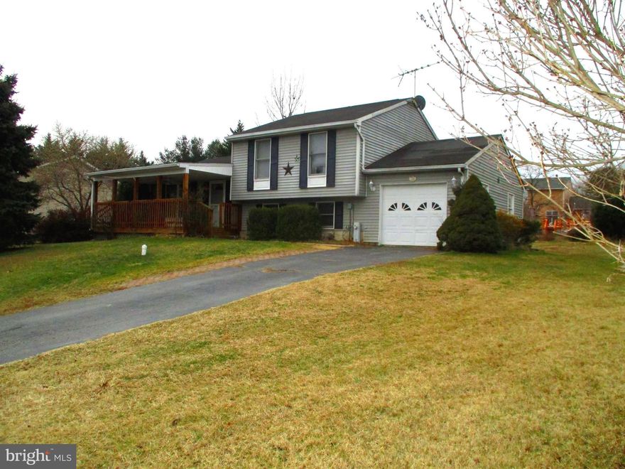 Roomy 4 bedroom, 2 baths, w/d, frig., micro, dw.  Four floors, basement unfinished. Front and back covered decks, Lower level could be used as an in-law suite. 3/4 acre lot, with one car garage storage shed, partly fenced. Ceiling fans throughout. Close to APG, 95 and MARC train.  Pets allowed on a bases by bases.