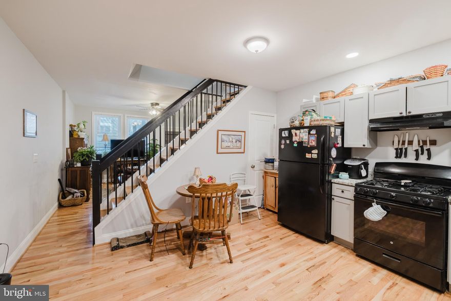 Completely renovated in 2020, this beautifully updated home has a lot to offer in the heart of Hampden. The property features stunning hardwood floors throughout, updated appliances, and a thoughtful renovation that blends modern finishes with classic Baltimore charm. Great updates that include a New Roof in 2020, 2020 Water Heater and a 2020 HVAC. Located in the heart of Hamden, you are just steps from the best this neighborhood has to offer. Enjoy easy walking distance to popular restaurants, local boutiques, coffee shops, and neighborhood favorites. This location offers true walkability and convenience for buyers seeking an active city lifestyle. The fully fenced backyard provides private outdoor space perfect for entertaining, relaxing, gardening, or pets. A rare find in this location, it adds valuable functional outdoor living space. Ideal for buyers looking for turnkey condition and vibrant city living in one of Baltimore’s most sought-after neighborhoods.