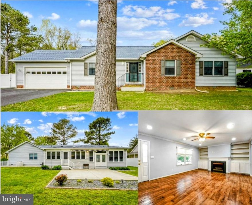 BEAUTIFUL RAMBLER IN BLUESTONE ESTATES, NICE LEVEL LOT, FENCED IN BACK YARD & RECENTLY UPDATED with a New: Roof, Patio with Awning/Wind Sensor Auto Close, Large Amish Shed, Fenced In Back Yard ** Custom Blinds & Crown Molding throughout ** This Beautiful Home Features a Spacious Living Room with Luxury Vinyl Flooring, Warm & Cozy Gas Fireplace with Built-ins on Both Sides * Large Country Kitchen with Beautiful Shaker Style Cabinets with Underlighting which have soft pull & pullout drawers, Granite Countertop,  Center Island, Backsplash, Pantry, Double Oven, Kitchen Table Space  with Luxury Vinyl Flooring * Door to Garage off Kitchen * There is a Double Door that leads into the Sun Room/Florida Room off the Kitchen, has two wall unit Heat Pumps, Lots of Tinted Windows, two Doors to the Back Yard Patio, Skylight, Track Lighting * Spacious Primary Master Bedroom has a Walk-in-Closet with Built-in-shelving * Primary Master Bathroom has a Shower with a Shower Door, Linen Closet * Good size 2nd & 3rd Bedrooms and a Hall Bathroom * Laundry Closet located close to the bedrooms * Spacious Two Car Garage with Garage Opener, Freshly Painted Floor, Drywalled & Insulated *  This beautiful home is located near Church Cove and St. Inigoes Creek which leads into the St Mary's River * No HOA * One Level Living!!!  Close to St Mary's College, Webster Field, Pax River Naval Base, Shopping, Restaurants, Parks, Patuxent River, Chesapeake Bay, Potomac River where you can go fishing, boating, crabbing & so much more!  Pro-photos will be in later today.