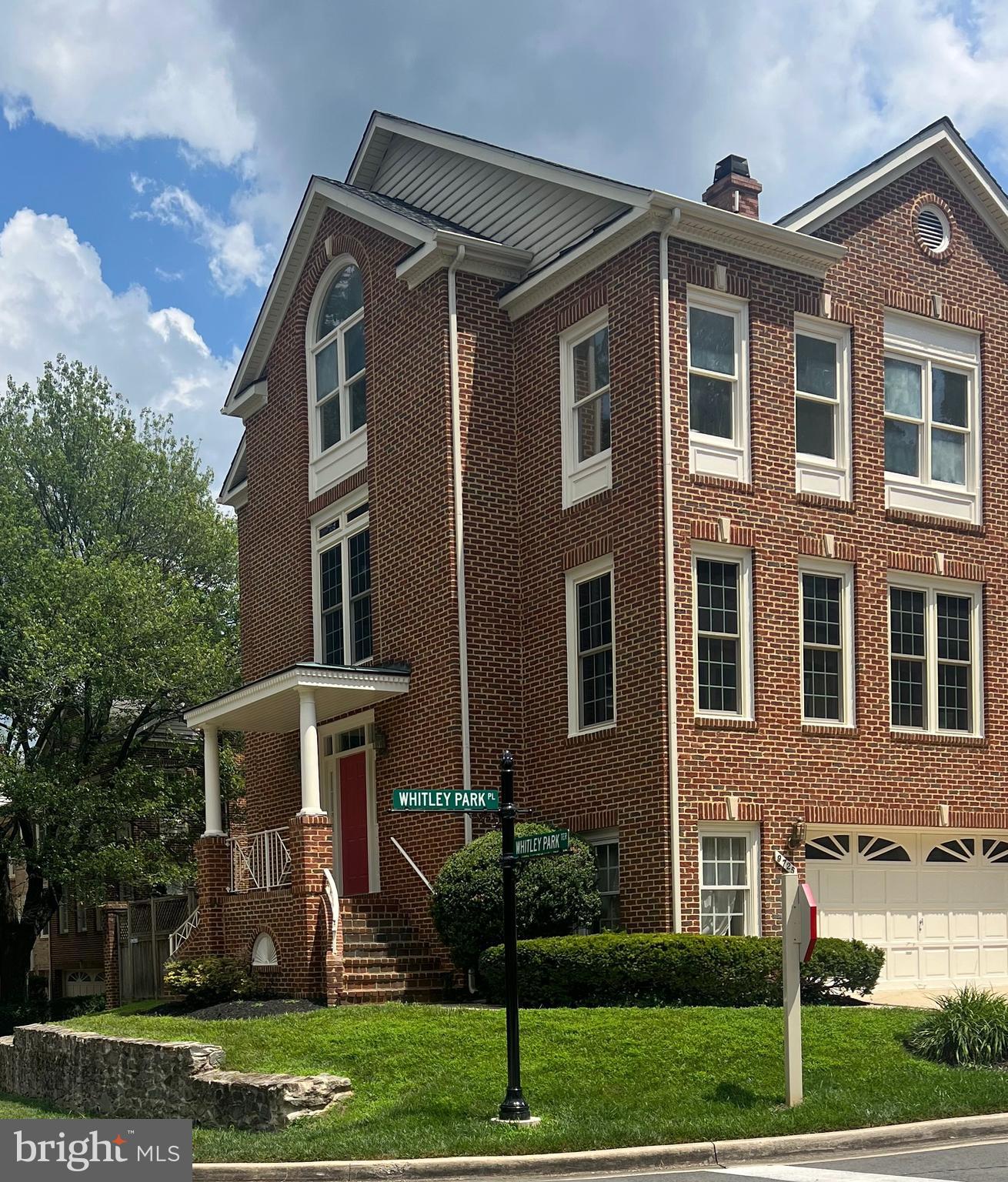 Rarely (if ever!) available premier end unit Brick Town Home in coveted Whitley Park community! This is an ESTATE SALE(sold as-is) currently in the midst of whole house interior painting, re-carpeting and cleaning. The feel of the home is stately elegance, spacious and bright which gives the Buyer creative potential for needed renovation possibilities of primary bathroom(s) and the Kitchen. Three levels of living plus a bonus Loft level with a Fireplace that serves as additional den space within the Primary Bedroom! Hardwood floors in the living, dining room and stairways. Family room with brick fireplace and french doors to private patio. Two car garage with driveway plus lots of additional parking. Newly installed top of the line Elite series Air Conditioner. As part of Whitley Park, enjoy access to a range of amenities: community pool, year round tennis courts and fitness center. Conveniently located within the Beltway, minutes to Wildwood Shopping Center, close to 494, 270, Grosvenor Market, NIH Metros. Bus service from Whitley Park Condo Building to Metros daily, public bus service on Pooks Hill Rd, nearby parks and access to Bethesda Trolley Trail.
