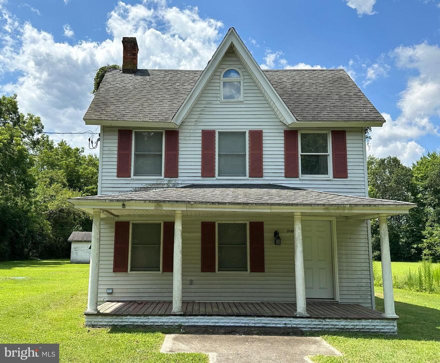 INVESTORS TAKE NOTICE!  This charming farmhouse in a country setting has been partially finished, and the details for completion are left to the new owner.  Come see the custom kitchen cabinetry, to original floors on the upper level, with a little TLC, this home has so much to offer!  Close to Nanticoke River marinas and beaches, where you can enjoy fishing, crabbing, and all kinds of boating, both power and paddle... you will enjoy the small town country living.  Make your appointment to see it before it is long gone!
