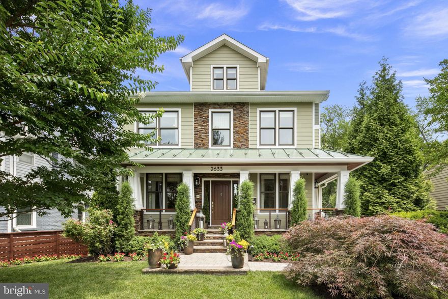 Welcome to this exquisite and meticulously maintained, light-filled custom-built hilltop Craftsman in the sought-after Milburn Terrace neighborhood in the Yorktown HS district! This stunning home exudes quality and sensibility with its 5 Bedrooms and 4.5 Baths, approximately 4650 total square feet on 4 levels, with tree-top views. Built in 2014 and updated in 2021, with loads of Smart Home features and top-of-the-line upgrades by a professional interior designer
including new white oak hardwoods, Arhaus and Restoration Hardware lighting, custom high-
end window treatments and neutral paint colors. As you enter the home, the entry foyer leads
to a study and separate reading room or den, a formal dining room with custom wainscoting and
a powder room. The upgraded gas-cooking gourmet kitchen with stainless Viking Professional
appliances opens to a dining space and living room with floor-to-ceiling gas fireplace that leads
to a Trex deck that overlooks the lush, private, professionally landscaped yard and meticulously
maintained back patio with lighting and a spa, great for outdoor gatherings or relaxing. The
luxurious Owner’s suite on the 2 nd floor includes a huge walk-in closet, and Owner’s Bath en
Suite with Grohe faucets and fixtures, stand-alone soaking tub, custom built-in shelves,
separate oversized frameless glass door shower with white porcelain subway tile, and dual
vanity sink. The two additional bedrooms on the 2 nd level with walk-in closets share a bathroom
with dual vanity and tub shower. The third floor provides two more bedrooms with walk-in-
closets and a shared lounge loft space and full bath with tub shower. The walk-out lower-level
living space has beautiful heated ceramic floors, an electric fireplace, a kitchenette with full-
sized refrigerator, gym, media room with a high-end sound system, bonus room, storage space,
and full bath with beautiful custom tile and stall shower. Two custom Anderson sliding glass
doors lead to a private patio with covered space with ceiling fan to create the perfect oasis for
entertaining and lounging. This home offers a detached two-car garage with a loft space with
electricity that could be converted to more living space or remain as extra storage. You must not
miss this spectacular home with quality finishes and tons of versatility and usable space.

Conveniently located a few blocks from Yorktown High School and Greenbrier Park with a
running track, baseball fields, basketball and tennis courts, and community aquatic center. Also
steps from Chestnut Hill Park and Playground, close to Donaldson Run hiking trail, an
abundance of shops, restaurants and grocery stores and EZ access to Chain Bridge and Route
66.