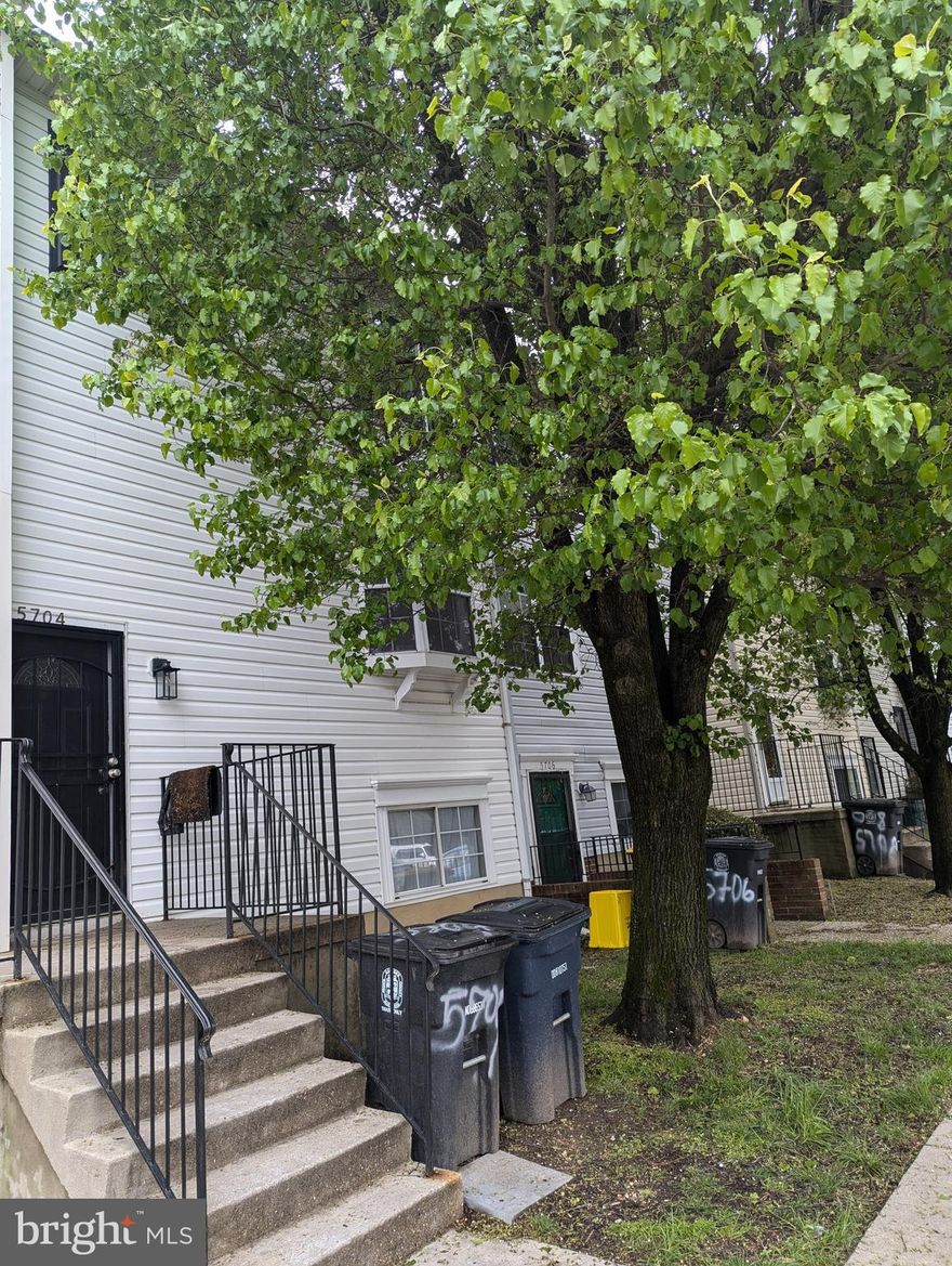 This sought-after location in a desirable community features a beautiful two level biggy back style 3 bedroom 2.5 bath condo.  This is a biggy back style condo, below 5704 is a separate condo with it's own side entrance.  Enter 5704 via the front steps.  This two-level townhome style condo has a separate living room and dining room from the Open eat-in kitchen, washer/dryer inside, deck leading to a tree-lined rear view.  Master suite has a private full bathroom.   

A RentSpree application and appointment required for each occupant over 18, $49.99 app fee paid under app link. Good rental history, required credit score of 620+, and one month proof of income statements three times the rent is $6600+ a month.   The security deposit is $2,200. The community offers a park, ample parking, and convenient access to bus lines, the metro, major highways, and shopping centers.