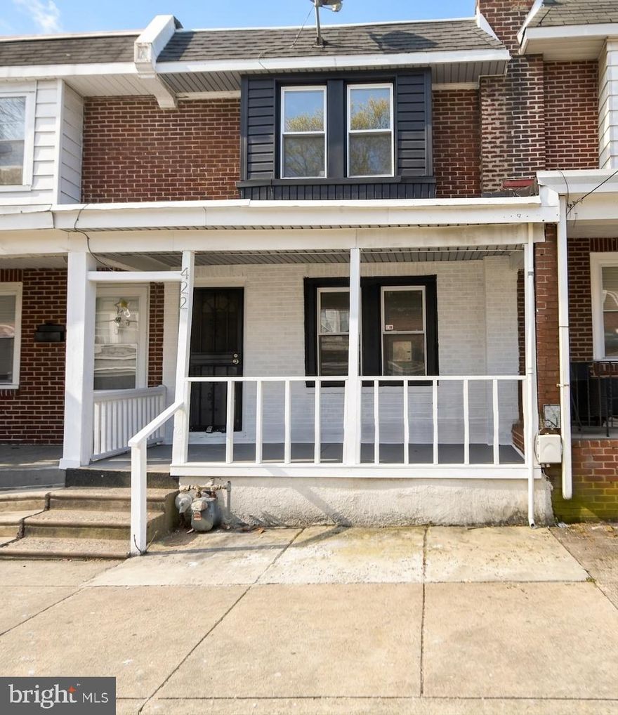 Welcome to 422 Darby Terrace, a beautifully renovated 3-bedroom, 1-bath home that is truly move-in ready. Updated from top to bottom, this home features a new HVAC system with heating and cooling, brand-new flooring, a fully updated kitchen with new appliances, a cozy electric fireplace, and a new sump pump for added peace of mind. The roof has also been silver-coated. Clean, stylish, and refreshed throughout, this is a great opportunity for an owner-occupant or investor looking for a low-maintenance property. Conveniently located near shopping, public transportation, and major routes. Do not miss this opportunity, schedule your showing today.