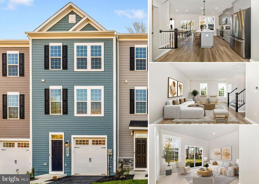 This move-in-ready Auburn II luxury townhome at The Woods offers three finished levels, 4 bedrooms, 3.5 bathrooms, and a 1-car garage in a highly walkable location near Baker Park, Rock Creek Park, and Downtown Frederick with convenient access to restaurants, shopping, and everyday amenities. The home features a bright open-concept main level and a designer kitchen with quartz countertops, black hardware, and high-end finishes throughout. Modern construction and thoughtful design create a comfortable, low-maintenance living experience. The community is served by Parkway Elementary, West Frederick Middle, and Frederick High School. A 10/2/1 builder warranty is included for added peace of mind. OFFERING UP TO $12,500 IN CLOSING COST ASSISTANCE WITH USE OF APPROVED LENDER AND TITLE. Other units available. Photos are representative and may be virtually staged. **Monthly condo fee includes water, sewer, and condo insurance**
