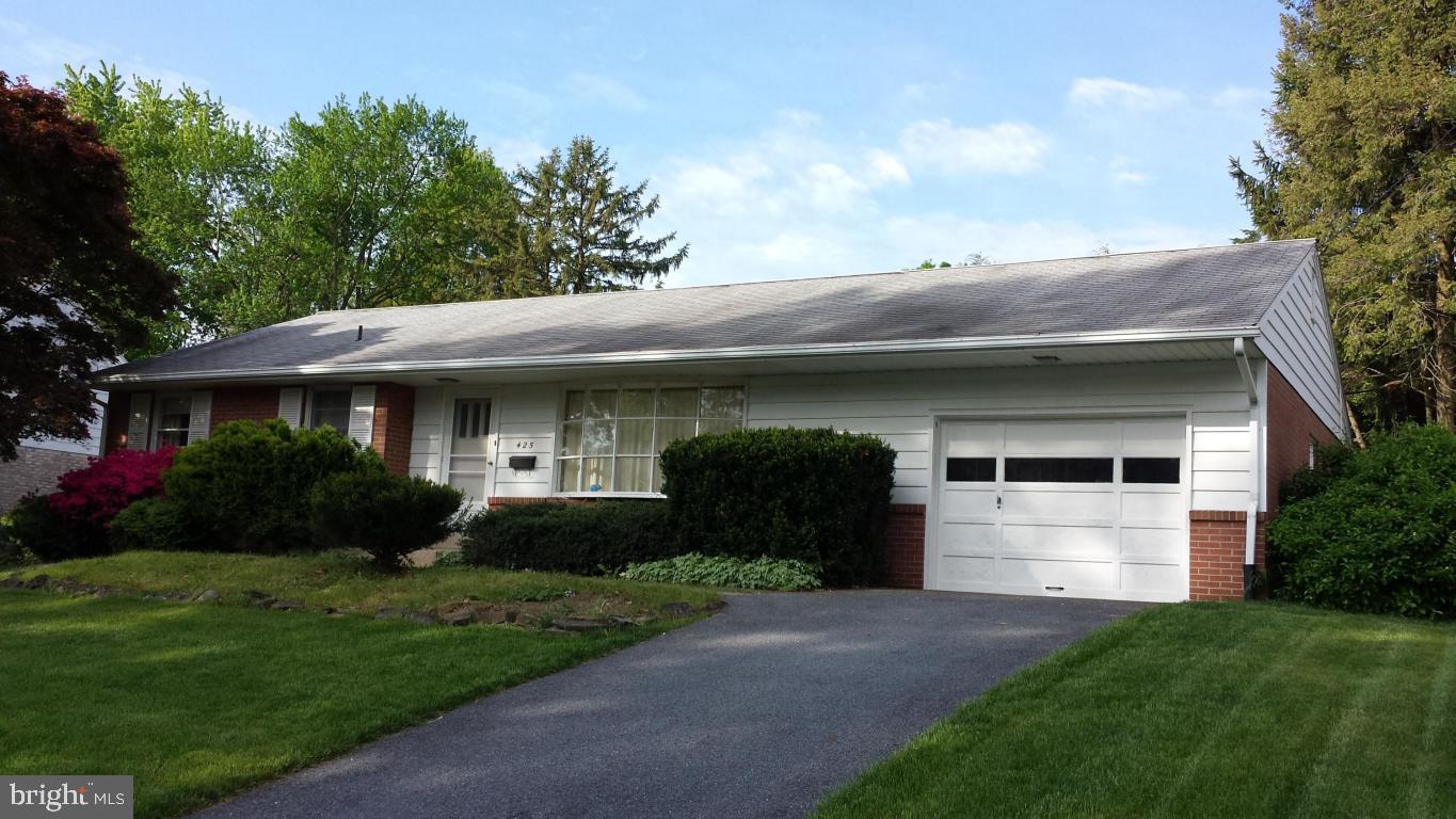3BR Rancher has oversized 1 car garage, hardwood in LR & BR's; Kitchen has newer wall oven; lower level has toilet and sink, and an outside entrance, newer 50 gallon hot water heater; washer/dryer, refrigerator stay.