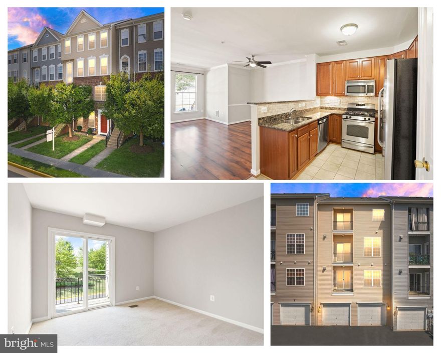 Welcome home to 15571 John Diskin Cir! This townhouse style condo - with garage! - is located in the sought-after neighborhood of Powells Run in Woodbridge. With 3 bedrooms, 2 and a half bathrooms, 2 levels, and over 1500 sq ft of living space this move-in ready home is waiting for you! The kitchen has been upgraded with granite countertops, subway style tiles, 42" cabinets, and stainless steel appliances. Entertain friends or family easily in the large open concept layout.

Relax on the balcony or in the spacious primary bedroom with attached ensuite bathroom and jacuzzi tub, double vanity and separate shower. Washer and Dryer in unit. The location doesn't get much better than this - less than a mile from Wegmans shopping center, I-95, and many commuter options!