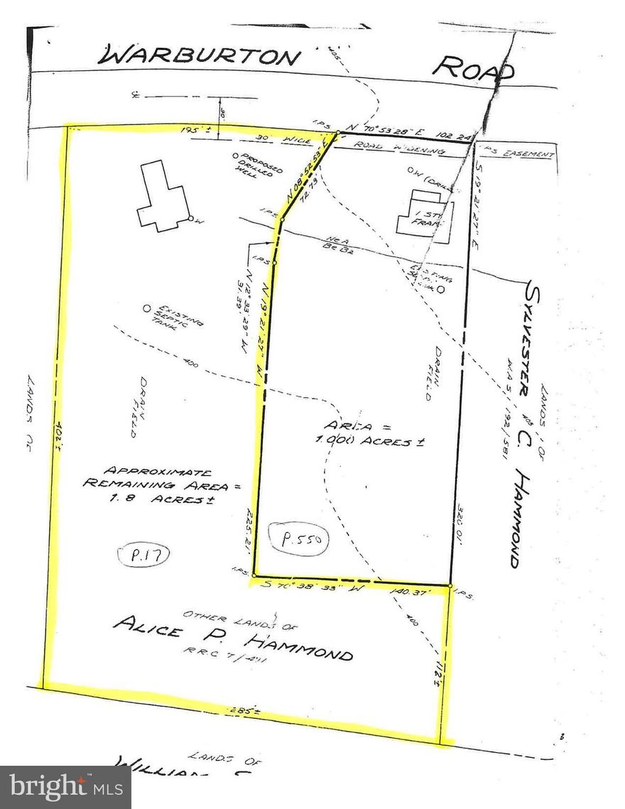 Spacious 1.95-acre lot in a rural setting in Elkton, this property offers a great opportunity for those looking to build their dream home or invest in land with potential. The parcel is partially wooded, providing a blend of open space and natural privacy, with ample room to design a custom residence as well as a detached garage, workshop, or additional outbuilding toward the rear of the property. The existing home is believed to be a teardown, presenting a blank slate for redevelopment. The property is currently served by well and septic systems. According to the sellers, the home has been unoccupied for approximately four years, and all remaining contents will convey with the sale; the buyer will be responsible for any cleanout or disposal. Enjoy the benefits of a peaceful, non-HOA setting while still being conveniently located just minutes from Route 40 and I-95, making commuting to nearby towns, shopping, and dining both easy and accessible. Whether you’re seeking a private homesite or your next project, this property offers a unique combination of space, location, and potential.