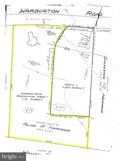 Vacant Land For Sale - 976 Warburton Road<br/> Cecil County, Elkton, MD 21921