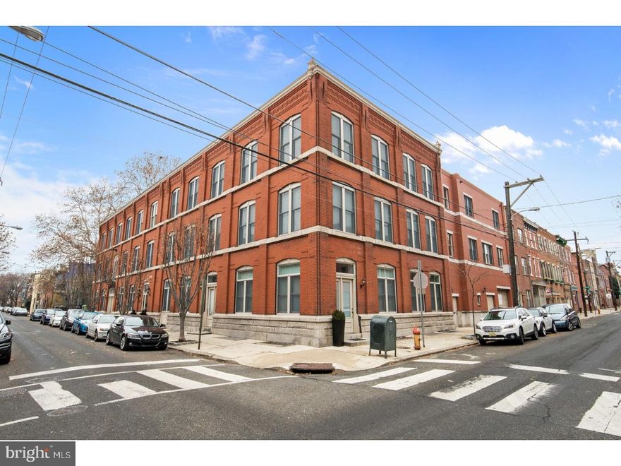 201 Queen St Historic Acme Piano Building. This Pristinely Kept 2700 Sq Ft Flat is found on the Second Floor overlooking Mario Lanza Park. At First Glance - - -  a Real WOW Impression featuring a Grand Wide Open Flexible Floor Plan with Windows Surrounding the Entire Unit with Custom Built Full French Shutters allowing Wonderful Natural Light Throughout - From its 12 Ft Ceilings to its Beautiful Wood Floors. Featuring 3 Bedrooms, 2 of which have their own Spa Bath and the 3rd BR is currently used as a Generous Double Office with Custom Built-ins, lots of Exposed Brick Walls and an Original Steel Rolling Door.  An Incredible Living Room, Dining Room with Juliet Balcony, A Large Gourmet Kitchen with Custom Built Cabinetry and an oversized Marinace Brazilian Granite Island, Double Oven, Wine & Pot Rack + a Walk in Butler's Pantry.  There is also a Gym/Yoga Room +  Generous Closet and Storage Space throughout the Unit.  ABOUT THE BUILDING - there are 9 Units, the Foyer will Rival the Finest Condominium this City has to Offer with its Marble Floors, Beautifully Restored 13 Ft Mahogany Wood Ceilings, Elevator, Extra Storage in the Basement, Interior garage Parking and a Common Shared Roof Deck with Panoramic Views including the City Skyline.