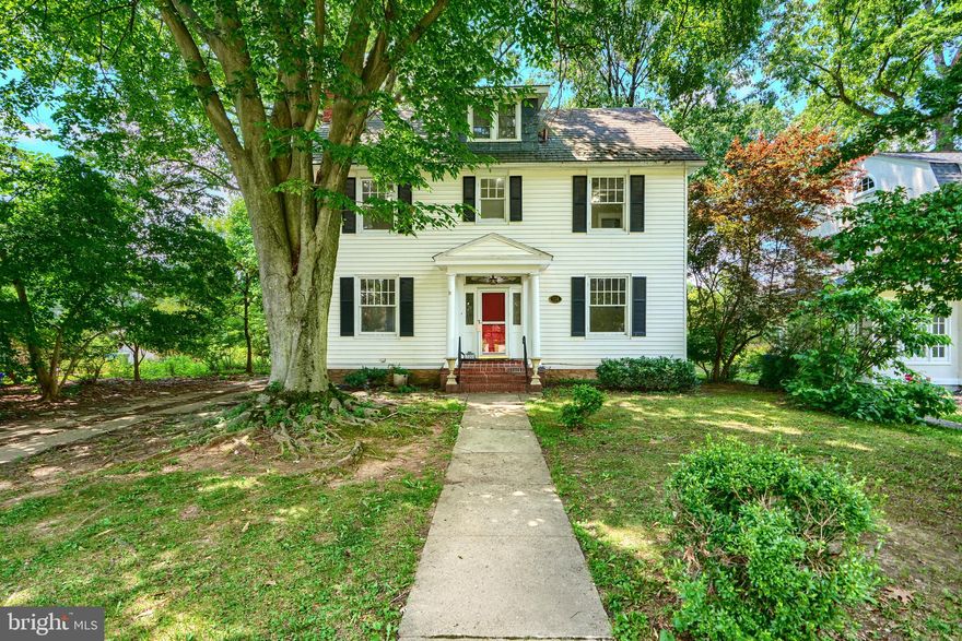 Motivated Seller willing to entertain reasonable offers! RARELY Available Grand Colonial in Historic Hunting Ridge. 6 BR 2-1/2 Bath impressive Home boasts 2500+ Sq Ft. Mahogany inlaid Floors, Palladian leaded window, wood burning fireplace & orig stained glass. 3rd FL has Full Bath (In-Law Suite?) Check out the Photos...this is an awesome property! 2 Car Detached Garage. Freshly painted throughout. New Fridge, Dishwasher, Washer & Dryer. Shaded yard.  Property is being sold "as-is"  Seller will make no repairs. Inspections for informational purposes only. Seller will not contribute to buyers closing costs.