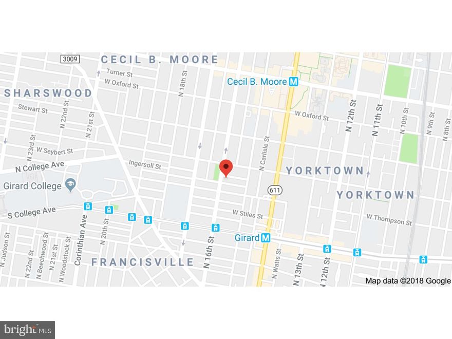 INVESTOR'S SPECIAL! 2 side by side multi family lots at 1543 & 1545 W Seybert St can be sold together or apart located in the rapidly evolving Francesville area of Philadelphia. Conveniently located near public transportation and Temple University. These lots are located in an emerging area of shops, restaurants, businesses and culture. The Philadelphia Museum of ART is just a hop, skip and jump away.  The lots are surrounded by new multi family development.  ALL offers will be presented. The buyers are responsible for U&O. A deposit of $2500 in the form of certified funds must be presented within 24 hours.