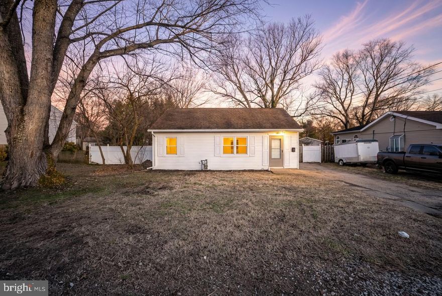 Beautifully renovated and cozy single-family home featuring 3 bedrooms and 1 full bath in the heart of Odenton. The main level offers a bright living and dining room combination that opens to a newly renovated kitchen with stainless steel appliances, quartz countertops, and upscale cabinetry.

All three bedrooms are generously sized and share a fully renovated bathroom with new tile, new vanity, new bathtub, new faucet, new toilet, new mirror, and new lighting.

The entire home features fresh paint, new light fixtures, new windows, a new HVAC system, and a new hot water heater.

Conveniently located near schools, parks, shopping, and major commuter routes. No HOA — no extra fees!
