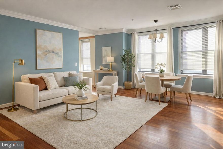 Beautifully updated and filled with natural light, this executive one-bedroom condominium is now available for sale in the highly sought-after Rittenhouse Square neighborhood. Ideally located for commuters, the home offers convenient access to I-76 and Suburban Station, and is just steps from some of Philadelphia’s best shops, restaurants, cafés, parks, hospitals, and schools. Truly a walk to everywhere in Philadelphia. The residence features gorgeous hardwood flooring, stainless steel appliances, and granite countertops. The exceptionally spacious bedroom is a standout, offering five large windows with charming window seats that create a bright, inviting retreat. This sunny and meticulously maintained home is also one of the largest one-bedroom layouts in the building. Laundry facilities are conveniently located in the basement.