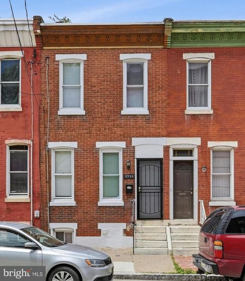 Townhouse For Sale - 1712 N 23rd Street<br/> PHILADELPHIA, PA 19121