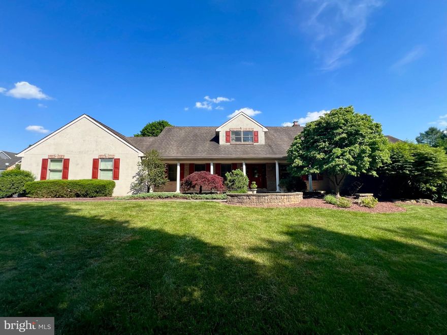 Discover unparalleled luxury in this stunning 4-5 bedroom, 3.5 bath home, boasting 4,228 SQUARE FEET of exquisite living space on a picturesque 1.45 ACRE LOT. Nestled in a serene setting with nearby Saucon Rail Trail, this residence offers the perfect blend of elegance and functionality. The FIRST FLOOR PRIMARY SUITE is a haven of tranquility with a spacious,  EN-SUITE BATHROOM with vanity, stall shower and jacuzzi tub. The main area features an open floor plan from the living room into the KITCHEN WITH GRANITE COUNTERTOPS and large pantry. French doors lead into the LARGE DINING ROOM, perfect for hosting parties and holidays. From the kitchen, step into the  SUNROOM and be bathed in natural light-- a room that is ideal for relaxation and growing your favorite plants. The first floor is completed by a half bath, large laundry room and an ADDITIONAL ROOM which could be utilized as a bedroom, office or den. 
Unique to this beautiful home is a SEPARATE WING, accessed by a breezeway, that houses your very own GYM AND SPA featuring: an ENDLESS POOLS SWIM SPA that provides a continuous current for effective swimming workouts; a dedicated HOME GYM WORKOUT AREA and a relaxing SAUNA, providing a private retreat for wellness and fitness. This spa wing was thoughtfully designed with a FULL BATHROOM AND SHOWER, which is very convenient for pre and post workouts.  No need to join a gym with all of these amenities and nearby SAUCON RAIL TRAIL within walking distance!
On the second floor, you will find 3 LARGE BEDROOMS with walk-in closets, a full hall bathroom, and a BONUS ROOM that could also be used as a bedroom or office, just to name two possibilities. These owners thought of everything and even installed a laundry chute.  
The beautiful, FRESHLY LANDSCAPED outdoor space offers a SERENE, EXPANSIVE BACK YARD with mature, flowering trees and plants surrounding the expertly designed flagstone PATIO with built-in planters. This home's 1.45 acres of open space is perfectly designed for everything from relaxation and entertainment to family sports or gardening.  In the front of the house,  high-quality stone pavers lead to a COVERED FRONT PORCH with an extended patio area, where you can enjoy your morning coffee in the sun.  BRAND NEW GUTTER GUARDS were also installed in 2023. 
The THREE-CAR GARAGE has an ingeniously engineered staircase leading directly into the basement, making unloading supplies for projects or storage much easier. The spacious garage and expansive basement allow for many storage options, with built-in shelving and workbench areas. This property offers the best of both worlds: a PICTURESQUE, PEACEFUL LOCATION yet conveniently close to vibrant restaurants, shopping, Saucon Valley Country Club and easy highway access. Additionally, it is located in the highly-rated Saucon Valley School District. Don’t miss this opportunity to make this dream home yours!