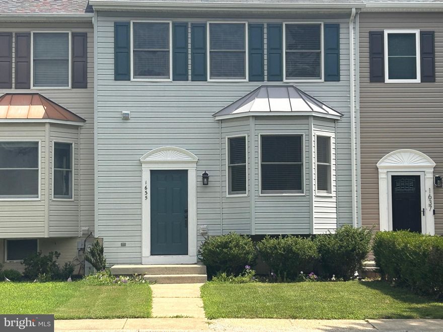 NEW PRICE DROP!!  1635 Elkwood Court is a roomy 3 bedroom, 3 and a 1/2 bathroom townhouse in the sought-after community of Whispering Woods.   This spacious unit is in super condition, with high-quality updated kitchen and bathrooms.  A $50K renovation in 2020 included all new synthetic hardwood floors and new carpet.  Unlike other units in the community, 1635 has an added bonus full bathroom on the lower walk-out level - perfect for an en-suite guestroom, gym or home office.  The main floor opens to an elevated deck which, along with the  lower patio has an expansive forested view and a large level area for recreation and play.  Very private!  Immediate access to Rt. 50 for DC and Baltimore commutes - plus being the best location in the community  -  make this a can't miss opportunity.