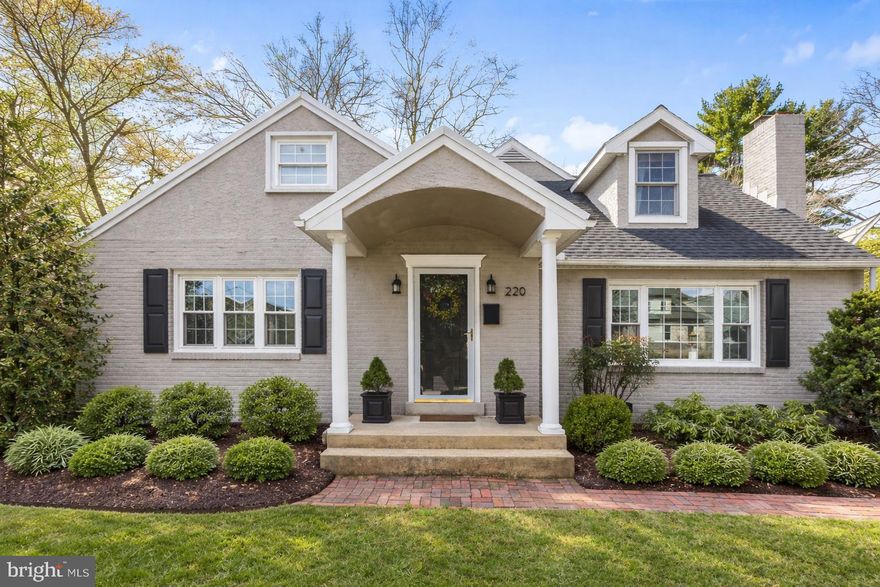 Welcome to 220 S Valley Forge Road! A blooming magnolia tree sets the scene, welcoming you to this storybook Cape Cod where charm and thoughtful updates come together in the most effortless way. With timeless character and a layout designed for modern living, this is a home that feels as special as it looks.
Step inside to a warm and inviting foyer. To your right, a spacious formal living room is anchored by an oversized bay window, framing picturesque views of the magnolia tree and filling the space with natural light. Through an arched doorway, the home opens beautifully into the dining area, creating an effortless flow for everyday living and entertaining alike. The kitchen, renovated in 2024, is both beautiful and functional. Quartz countertops, pendant lighting, an induction cooktop, double ovens, and stainless steel appliances come together in a space designed for how we actually live today. Just beyond, the home completely opens up into a breathtaking two-story vaulted great room. With oversized windows and French doors overlooking the backyard, this space is flooded with light. Custom built-ins flank a grand stone fireplace, creating a cozy focal point. The first-floor primary suite is a true retreat. Generous in size and filled with natural light, it features a beautifully appointed ensuite bath with a soaking tub, glass-enclosed shower, double vanity, and a private water closet, plus a spacious walk-in closet. A powder room and a well-designed laundry room with a utility sink and direct access to the backyard patio complete the first floor.

Upstairs, you’ll find a flexible and thoughtfully designed second level. A spacious bedroom suite with its own ensuite bath offers privacy and comfort, while two additional bedrooms; each filled with natural light, share a well-appointed hall bath that also features direct access from one of the bedrooms. The unfinished basement provides a blank canvas with endless potential; whether for storage, a home gym, or future finished living space. Throughout the home, you’ll find hardwood floors, fresh paint, and pride of ownership at every turn. Outside, the fully fenced backyard feels like a private escape, complete with a brick patio, mature landscaping, and even a gated driveway. A detached one-car garage adds both charm and convenience. 

And then there’s the location- just moments from everything Devon has to offer. Around the corner from favorites like Anthropologie and Terrain, the Devon Horse Show Grounds (just in time for spring), Whole Foods, and the Devon train station for easy access to Philadelphia. You’re also minutes from the King of Prussia Mall, major roadways including 202, the Blue Route, Turnpike, and Schuylkill Expressway, and surrounded by outdoor gems like Valley Forge National Park, Jenkins Arboretum, and the Radnor Trail. All within the award-winning Tredyffrin-Easttown School District.