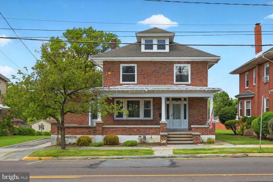 Welcome to 313 W Penn Ave! This 5 bed, 1.5 bath boasts 1,896 sq ft of traditional upgrades to provide affordable, turn-key living. Walk through the covered front porch and into the living room which has gorgeous hardwood floors, a large bay window, and ceiling fan. Through the French doors you will notice that the dining room has vinyl plank flooring. The kitchen has stainless steel appliances, Fermica countertops, nice cabinets, and recessed lighting. The 1st floor bedroom has it's own entrance for a potential in-law suite or office. The 1st floor laundry and powder room are conveniently located off the kitchen. Upstairs the carpeted bedrooms are oversized and the bathroom has a tub shower. The 3rd floor has a spacious bonus room with electrical and a closet. The .25 acre lot has a nice yard and has parking in the driveway, 2 car garage, and two additional spots on the backside of the parcel. The bones are great also with the roof and windows being replaced 6-7 years ago, 2022 tankless boiler, 2020 hot water heater, and the septic line was replaced in 2025. Don't miss your opportunity to make this house your home in the heart of Robesonia!