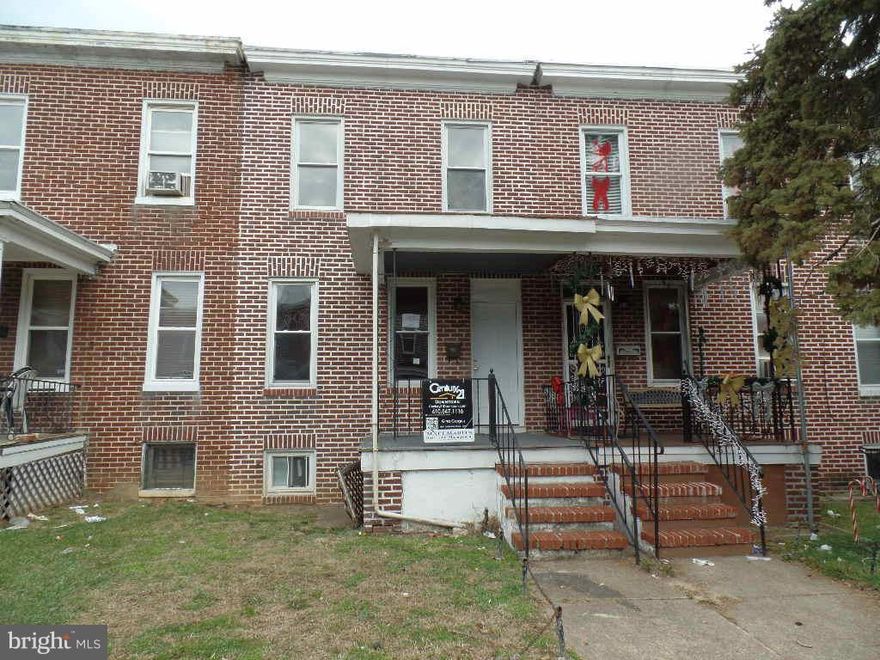 HUD Owned Home, HUD Case# 241-900865. Sold "AS IS". FHA insurable.  Charming attached row home in Belair Edison. This home has 3 bedrooms 1 bath. Separate dining room. Partially finished basement for storage and added living space. Fenced in rear yard for privacy and entertaining. Close to transportation and local shopping!