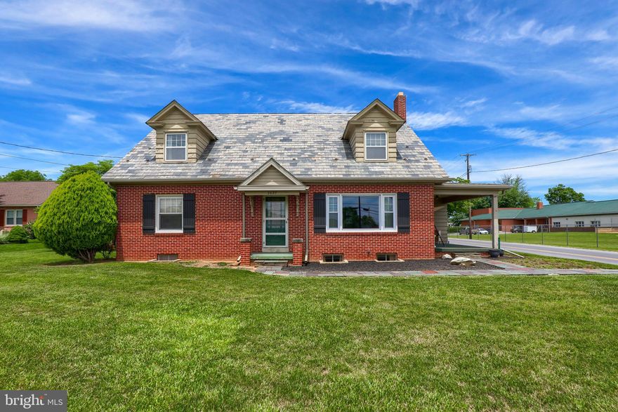 Solidly built brick cape cod style home with slate roof offers classic curb appeal. 4 spacious bedrooms featuring 2 on first floor and 2 huge second floor bedrooms. Large flagstone patio with outdoor fireplace and huge attached 2 car garage with attic storage above. Full basement offers tons of additional storage options and living space. Property is centrally located and minutes from Lancaster, New Holland, Ephrata and Gap.