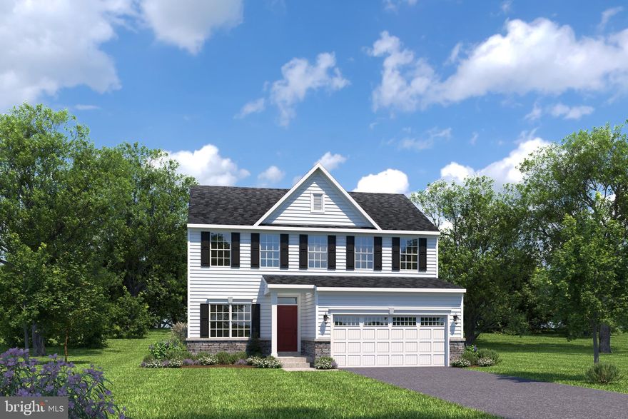 INCLUDED FINISHED BASEMENT!  To be built Columbia. Welcome to Green Hills, offering the only new single-family homes in Berks County in an ideal location just 10 minutes from 422 and the PA turnpike.   The Columbia single-family home at Green Hills is just as inviting as it is functional. Discover a magnificently spacious floor plan with custom flex areas. The welcoming family room effortlessly flows into the gourmet kitchen and dining area, so you never miss a moment. Add a covered porch for those warm summer nights and use the family entry to control clutter. On the second floor, 4 large bedrooms await, with the option to change one to a cozy loft for more living and entertaining space. Your luxurious owner's suite offers a walk-in closet and spa-like double vanity bath. Come home to The Columbia today. Other floorplans and homesites available. Photos are representative.