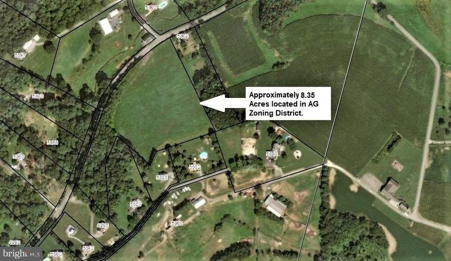 This lovely mainly open parcel would be ideal for multigenerational housing compound, 4-H type property, equestrian and/or other permitted uses in the agriculture zoning district. Good location for Northern Baltimore County commuters that would prefer a more rural housing location.  The property is being sold as. Please contact your agent representative today for additional information