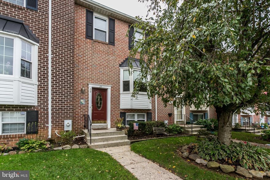 Spacious 4 bedroom, 3 bath townhouse backs to playground/park. Large slider leads to covered rear porch & fenced-in yard. Hardwood floors in the living room & dining area. Finished basement has large family room, 4th bedroom or office and full bath. New dishwasher, water heater (2016) and newer heat pump. Easy access to 695 and 95. Perry Hall school district.