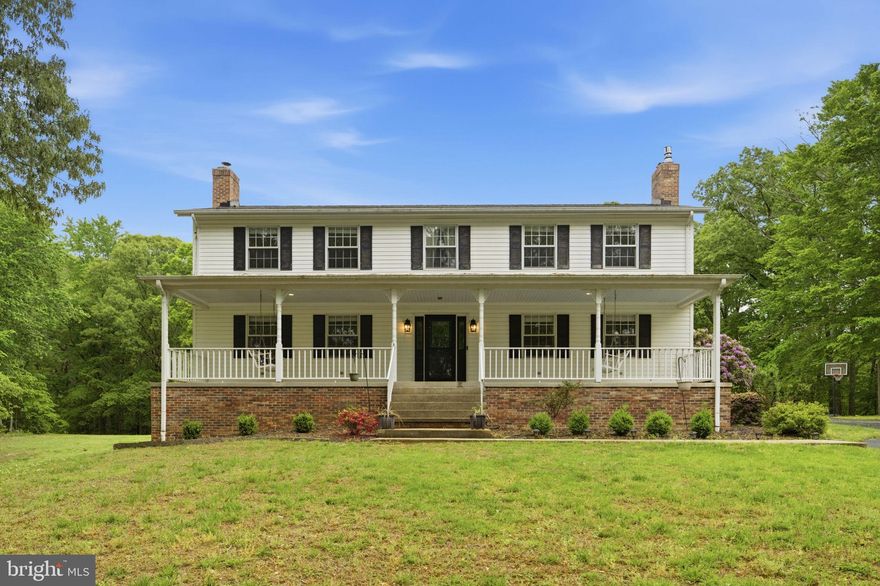 Stunning custom home on Southgate Farm offering privacy, space, and beautiful indoor/outdoor living. Features include hardwood floors, spacious great room with fireplace and built-ins, updated kitchen with breakfast area, and a main-level primary suite with renovated bath. Upper level offers a second suite plus generously sized bedrooms with large closets. Finished walk-out lower level with rec space, full bath, and storage/workshop. Enjoy two covered porches, composite deck with ramp access, and a beautifully landscaped yard with treehouse, garden beds, and more. Oversized garage/workshop and ample parking. New water heater (March 2026) and all water filtration systems replaced (Jan 2026).