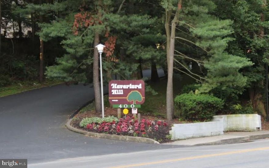 Gorgeous, updated condo in a sought-after area and school district. This 2 bedroom 2 full bathrooms condominium is hitting the market with a new kitchen, including brand new cabinets, granite countertops and island, and flooring. Freshly painted ceilings and walls, as well as new air-conditioning units, move in this summer hassle and care free. Relax by the onsite in-ground  pool, or utilize the Darby Trail/Creek, Gerhart Field and Merry Place, directly across from the building. Step out on your private balcony surrounded by nature, with an elevated site and trees surrounding the building and complex. Manoa shopping center is a walk away, and a bus stop location at the base of the drive-way.  Major road ways near by (476, Route 1 & 3) for quick access to the city/airport/colleges & more. Haverford School District ranks among the best in the nation. Incredible opportunity and timing for the Summer heat and Fall school year.