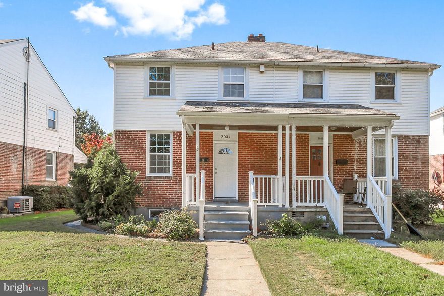 Rarely available fully renovated semiattached home with open floorplan. Home features 2 new baths, new kitchen with granite countertop, kitchen island, new stainless steel appliances & backsplash. New Heat & Central A/C. New Water Heater & New 150 Amp Electric Panel. The basement is fully finished and features a full bath & basement exit. Easily can be a 4th bedroom and can provide a finished  rec room as well. Freshly painted & with new flooring this home is sure to please. The detached garage with driveway and additional attic storage is great for those car lovers. The yard is also fully fenced.  Nothing to do here but move in!