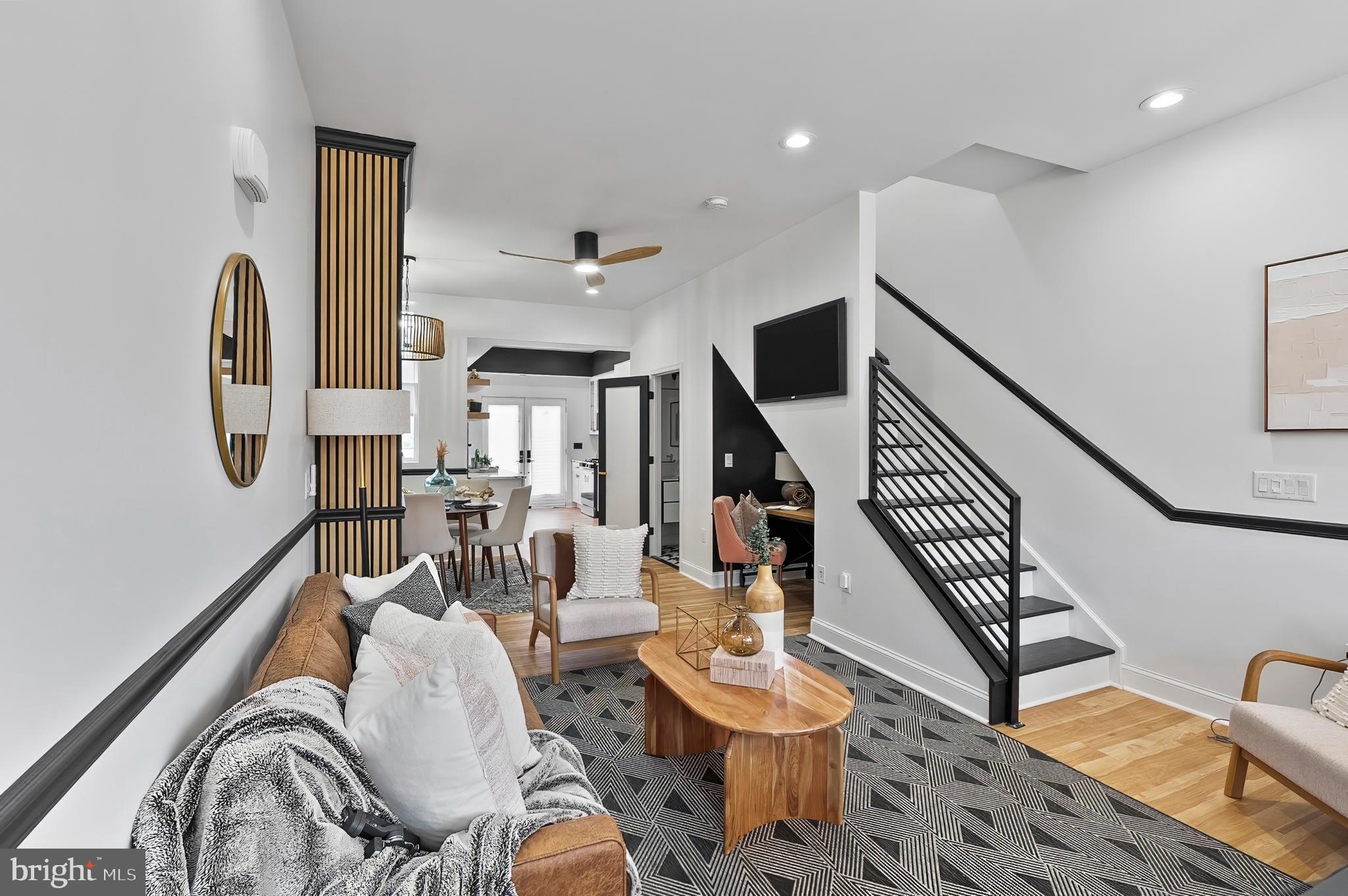 Fully renovated and full of surprises—2025 E Preston St is where style meets smart design.
With 3 spacious bedrooms and 3.5 baths, everyone gets their own space. The split-level-inspired entry creates a natural flow between cozy living and lively entertaining. Thoughtful touches like under-stair storage and modern finishes throughout make this home anything but ordinary.
Come see where comfort meets character.