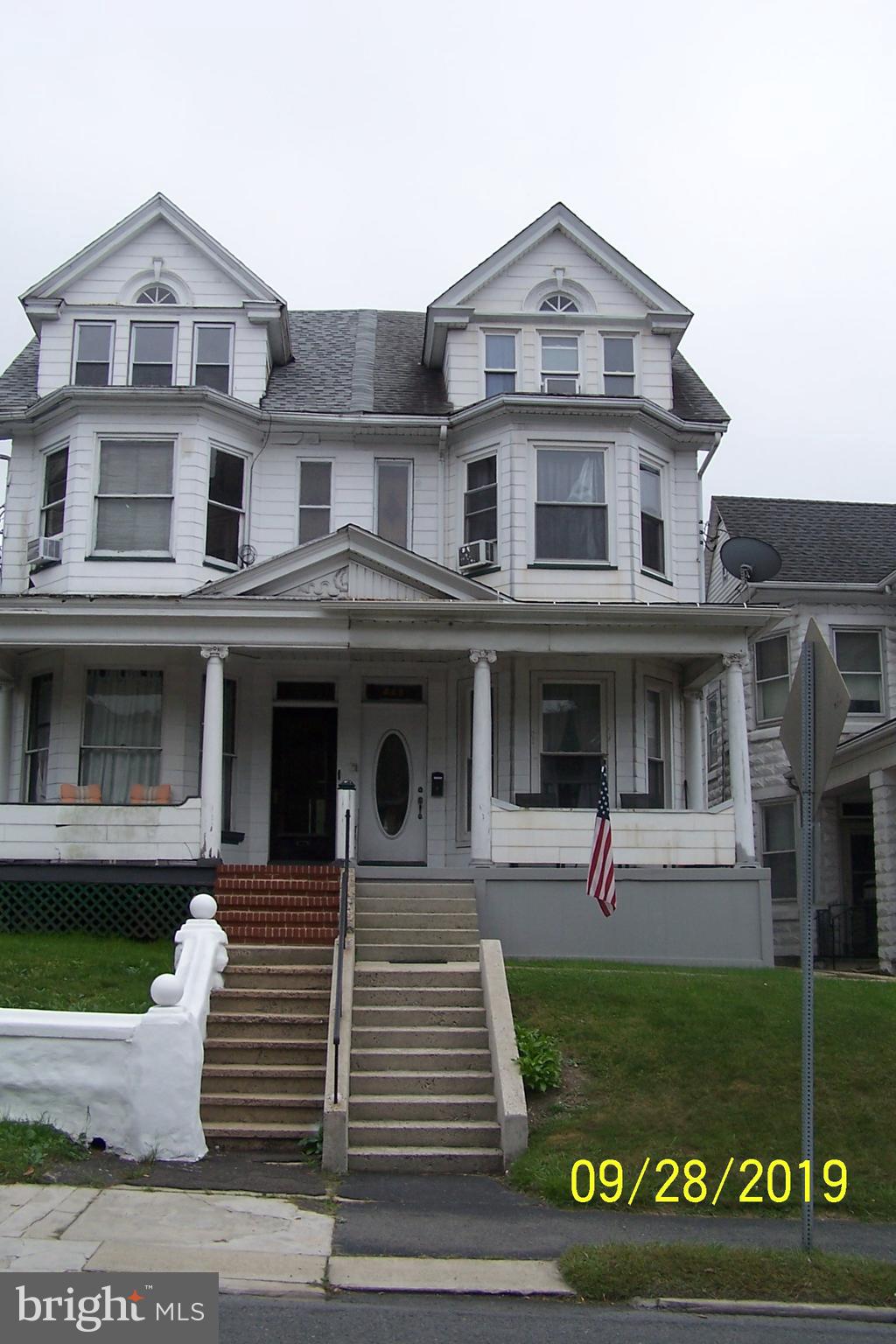 Please read description, more photos coming soon!
For rent, located on Historic East Broad Street, nice neighborhood. BRAND NEW CARPETING WITH NEW FLOORING being installed in the kitchen. New bathroom and newer insulated windows throughout the home. Ample living room, 1 bedroom, 1 spacious bathroom, Eat in Kitchen with hardwood cabinets that leads out to 2nd story porch with rear exterior stairway. 3rd floor is a finished unheated area sunny and bright room for lots of storage space, plus additional storage in the unfinished portion of the attic. Landlord pays W/S/G, tenant pays electric heat.NO PETS, NO SMOKING. Monthly rent $1000. CALL FOR FURTHER INFORMATION AND/OR SHOWING APPOINTMENTS