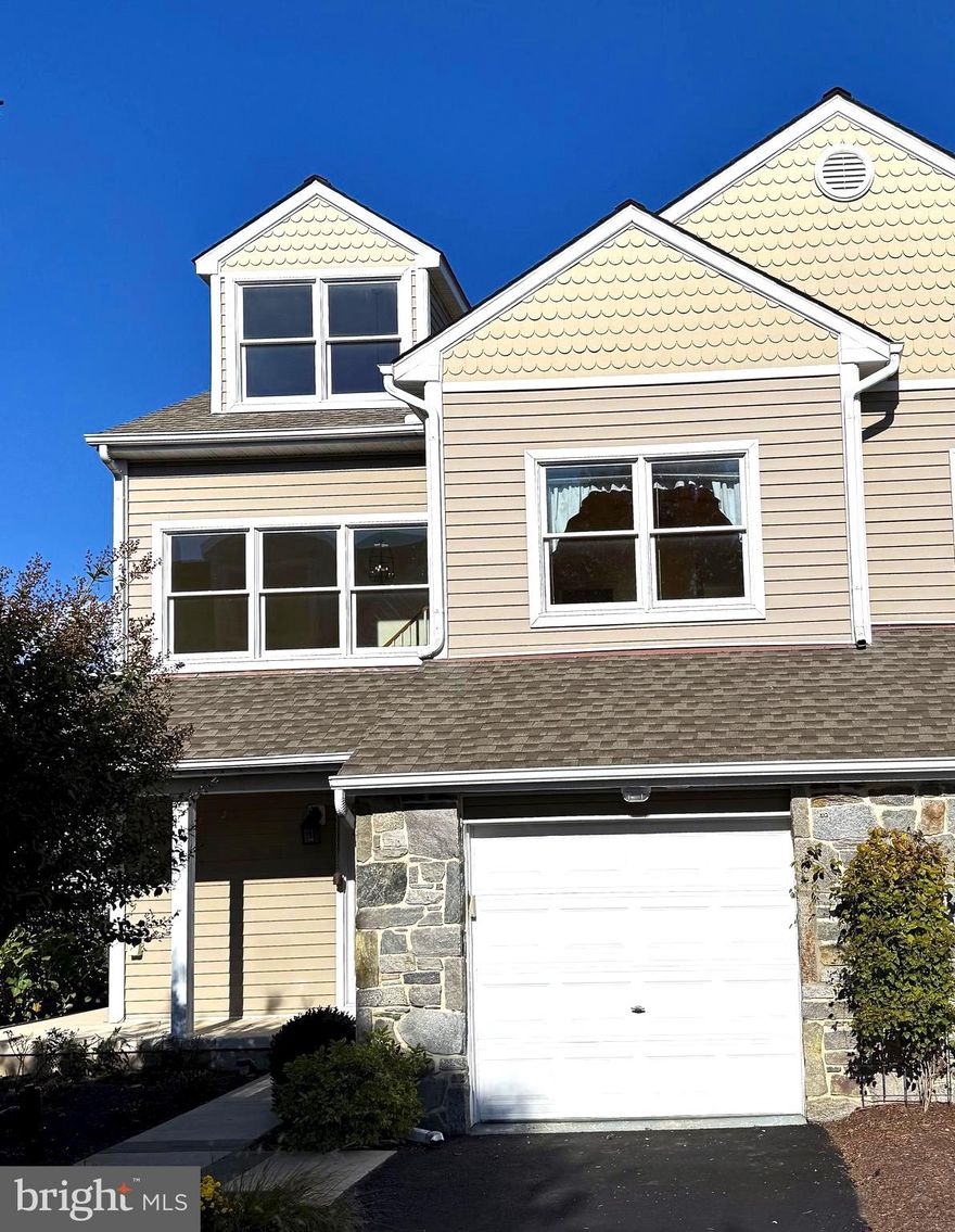 Kent Island Living at its best! Bright and Roomy 3 bedroom, 3.5 bath townhouse with attached garage in Water Oriented Community of Bayside.  Open first level floorpan with updated kitchen featuring stainless steel appliances, a Thermador Induction Cooktop, a double oven, granite counters and recessed lighting.  A great place to entertain inside and on the large outdoor deck.  The second floor contains the primary bedroom with walk-in closet, attached primary bath with soaking tub and separate shower plus a private outdoor deck.  There is also the 2nd bedroom with its own attached full bathroom.   Finally the loft features a 3rd bedroom (or make it an office)  with two walk-in closets and  another full bath!  Hardwood flooring throughout (no carpet), plenty of natural light and storage!  Nestled in a well established Bayside Community but still close to Rt 50/301, shopping and restaurants.  Walk the community marina on the Chester River, enjoy the community pool in the summer time and low maintenance living!  Apply today. $25 application fee per adult. Pets will be considered case by case with additional rent.