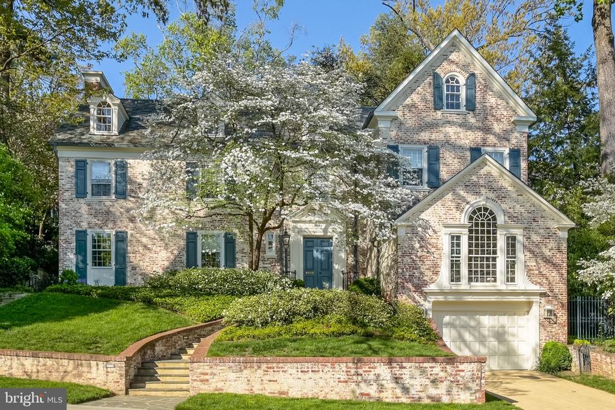FANTASTIC NEW PRICE AND OPEN SUNDAY 2:00-4:00 (3/20).  Looking for spacious rooms for entertaining and a cozy living?  Look no farther! Absolutely our favorite Georgian home in Massachusetts Avenue Heights!    2829 Woodland Drive is an exquisite,  elegant property on a 1/4 acre lot  and close to downtown DC,  shops, restaurants and Reagan and Dulles Airports. About one mile to the nearest Metro red line stop, the area is also served by bus for downtown commutes.  Typical of homes of this period, the main level has 12 foot ceilings, a graceful spiral staircase, large formal dining  room,  a sizable double living room and a sunroom with an elegant Palladian window.  The gourmet cook's kitchen has a Wolf six-burner cooktop and double oven, SubZero side-by-side refrigerator, SubZero mini drink refrigerator, Bosch dishwasher, granite countertops and French doors leading to a charming tiered garden.  The second and third levels offer a primary bedroom suite, office, den and four-five additional bedrooms.  On the lower level, there is a large media room, laundry room, a climate-controlled wine cellar and an abundance of storage space.  Elevator goes from the lower level to the second floor.  French doors in each room across the rear of the house lead to a luscious terraced garden extending clear to McGill Terrace.
