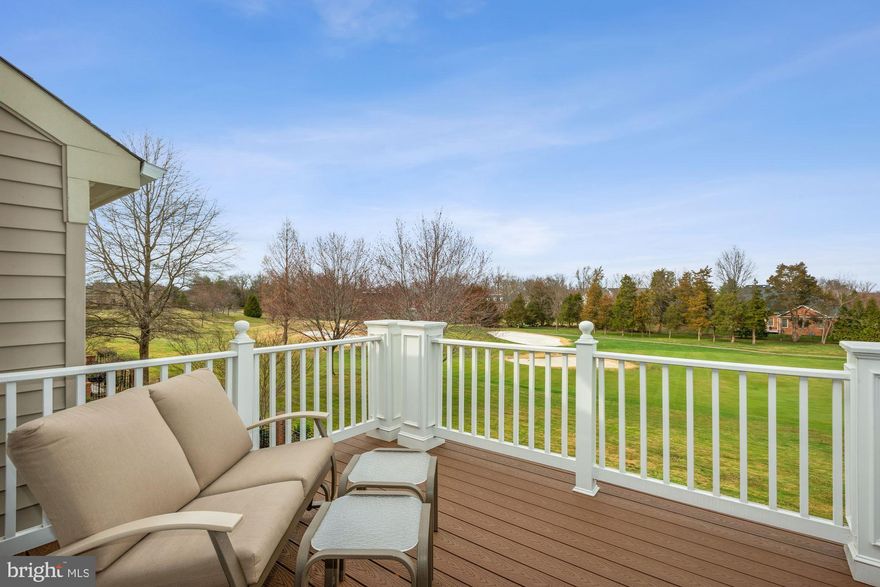 Imagine living minutes from Historic Leesburg and next to a private golf course in this gorgeous 3 BR 3.5 BA home tucked within the gated River Creek community! From the moment you pass thru the security gate, you will see why this is one of the most popular neighborhoods in Northern Virginia.  Lush landscape, walking trails and lakes are nestled along the golf course on your way to Player’s View.   Pull into the courtyard driveway and then step inside -- you’ll instantly feel at home here.   You’ll enjoy tremendous, unobstructed views of the 11th hole from the upper-level deck, the main level covered porch, the kitchen and the master bedroom.  
Newly painted interior  (2019) and tastefully decorated, the main level has a lovely living room with gas fireplace, a separate dining room, powder room, a family room with  fireplace, custom millwork cabinets and a wall of windows and a bright kitchen with new granite, sink, faucet and lighting (2021).  Upstairs you’ll find a huge owner’s suite with tray ceiling, several closets including a walk-in and seating area with bay window.   There is also a private upper-level deck off the owner’s suite.   The owner’s bathroom has been completely remodeled (2019) with enormous shower, two vanities, private water closet and linen closet.   There are two additional bedrooms, a full bath and a laundry room on the upper level.   Downstairs you’ll find another full bathroom, a large family room with plenty of sunlight from the windows and glass door, the neatest workshop ever and a storage room.   The backyard requires no maintenance – it’s a thoughtfully designed and stunning paver patio designed to keep you enjoying the views!   The owners have faithfully maintained and updated the property including replacing the roof (2018).    Embrace a resort lifestyle here with an award-winning restaurant overlooking the Potomac River, tennis courts, swimming pools, picnic area, fitness center, walking trails and of course, the private golf course (membership details are available from the club director).  This home is perfect for someone who wants to truly enjoy a resort lifestyle not just dream about it.  OFFER DEADLINE SUNDAY MARCH 27 @ 12 NOON.