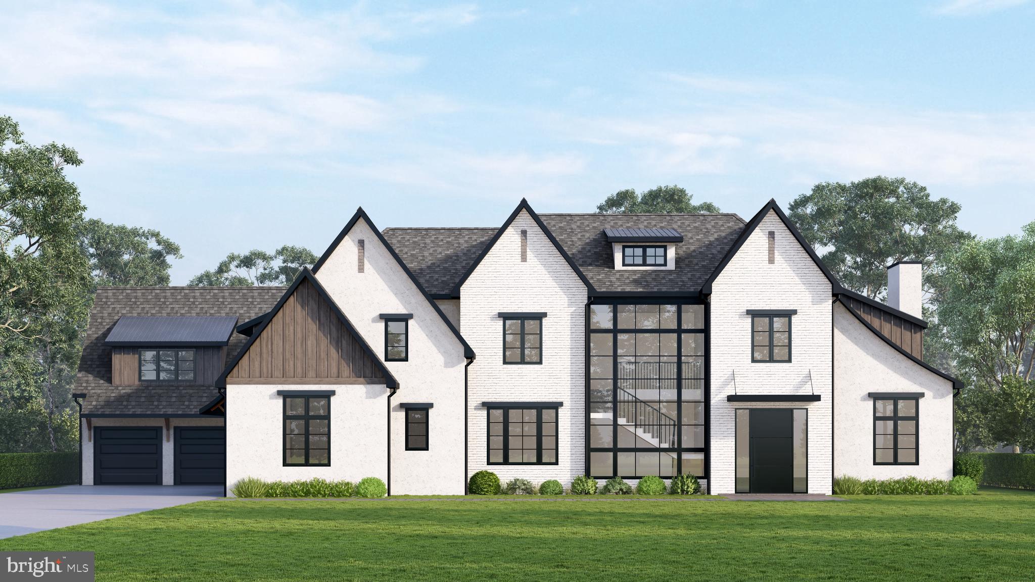 Stunning new custom masterpiece on one of Gladwyne's most coveted estate streets for 2025 delivery. Thoughtfully designed by R.A. Hoffman architects and sitting majestically on 1.12 flat acres. Nearly 6000 square feet of living areas with an additional 2000+ which could be finished in the walk-out lower level. 6 beds, 6 full and 2 half baths along with a 4 car garage and room for a pool. High end designer finishes have been hand selected by FAR/Studio with imagination, timeless elegance and a modern feel. Walking distance to the Village of Gladwyne. Lower Merion Schools (Gladwyne elementary, Black Rock Middle and Harrriton High School).