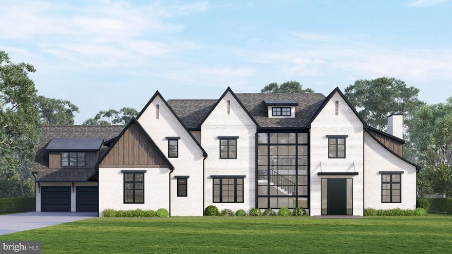 Stunning new custom masterpiece on one of Gladwyne's most coveted estate streets for 2025 delivery. Thoughtfully designed by R.A. Hoffman architects and sitting majestically on 1.12 flat acres.  Nearly 6000 square feet of living areas with an additional 2000+ which could be finished in the walk-out lower level. 6 beds, 6 full and 2 half baths along with a 4 car garage and room for a pool. High end designer finishes have been hand selected by FAR/Studio with imagination, timeless elegance and a modern feel. Walking distance to the Village of Gladwyne. Lower Merion Schools (Gladwyne elementary, Black Rock Middle and Harrriton High School).