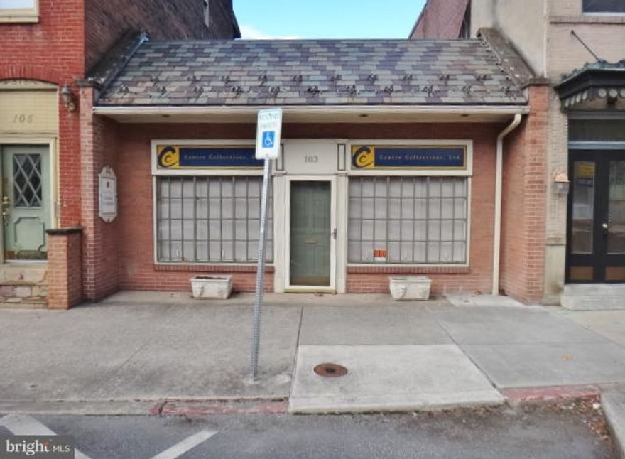 Professional office space for lease in the heart of Downtown Cumberland.  Space includes waiting area, reception area, filing area, 1-2 private offices, kitchenette and bathroom. Rent is $800/month, utilities are not included in rent.