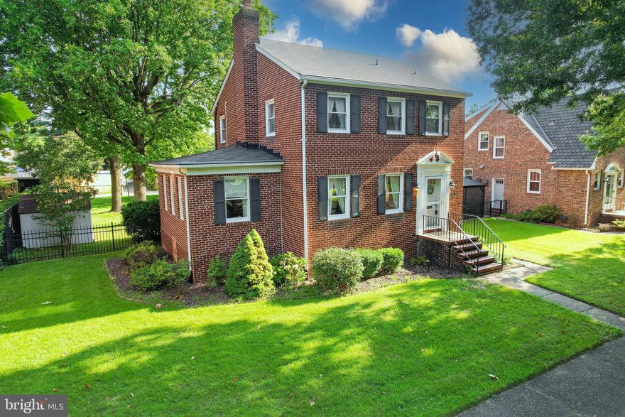 This lovely classic all brick colonial has spacious rooms and a great footprint.  The front hall makes for a nice presentation when you enter the front door.  Charming arched entrance to the living room and dining room.  There is a spacious eat in kitchen with plenty of cabinet space.  The cooktop and wall oven are fairly new (less than 5 years old) and hardly used.  The side sun room is the perfect family room with exposed brick wall and plenty of windows.  
Upstairs has 3 bedrooms and a full bath.  Central Air.
The basement is finished and has a large laundry area with lots of storage.  Fireplace in the basement. The water heater is new - 2022. 
The lot is bigger than most on the street and the back yard is fully fenced.
This house is located on one of the nicest streets in Dundalk, and is on the 4th of July parade route!