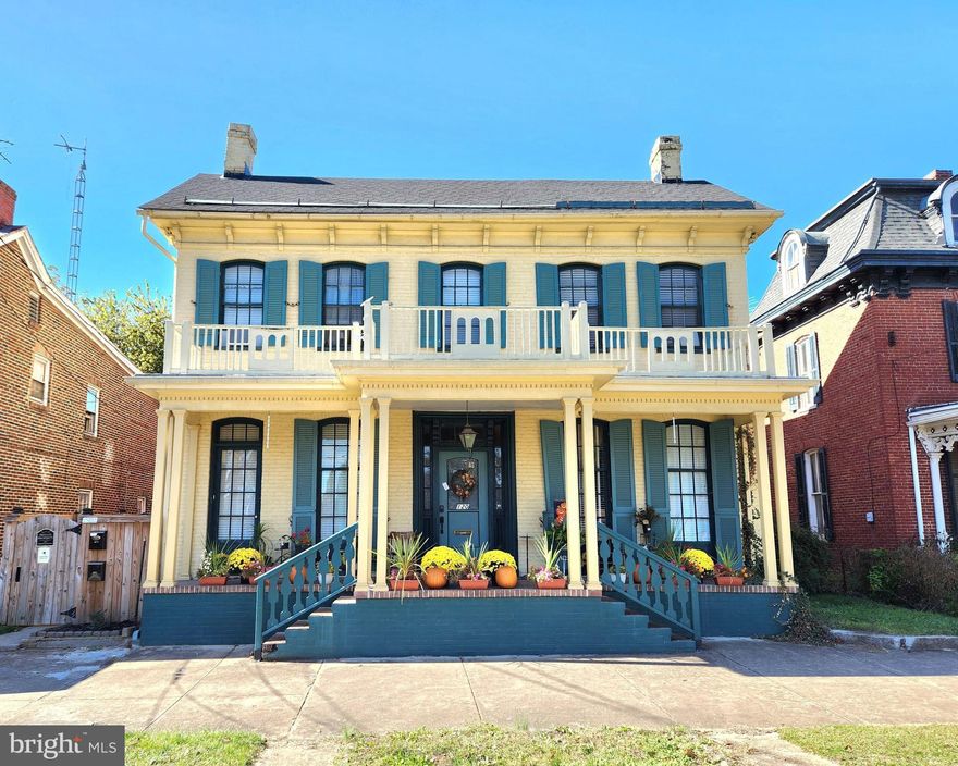 It's your turn to own a piece of history! Beautiful, fully-rented, historic 3-unit in downtown Martinsburg, just a block or two away from great restaurants! Quiet street without neighbors across the road! The original part of the home was built in 1868, and still retains much of the original character- Gorgeous (non-functional) fireplaces, crown moldings, and period details are featured throughout the home. If walls could talk, this home would have some stories to tell, as rumor has it this home was originally a part of the church across the street, (also built in 1868!) The largest apartment is 3 Beds/1 Bath, with formal living and dining rooms, plus a laundry room (washer and small ventless dryer), staircase and 2nd floor landing area, and partial central A/C. The large 3rd bedroom can also be used as an office or second living space. This unit has sole use of the expansive covered front porch. Apt B is 2 stories, with 2 Beds/1 Bath. Apt C is entirely on the 2nd floor with 2 Beds/1Bath. All 3 units share the fully privacy-fenced rear yard and use of the covered back porch. There is a detached 2-car garage w extra storage space with parking spots accessible by the back Alley, O-henry St., and Apt A and C each have use of separated bays. The original smokehouse is used for extra storage. Improvements include some new vinyl windows, wooden privacy fence and gate, freshly painted garage, and more. Owner is a licensed real estate agent. All showings must be accompanied by agent.
