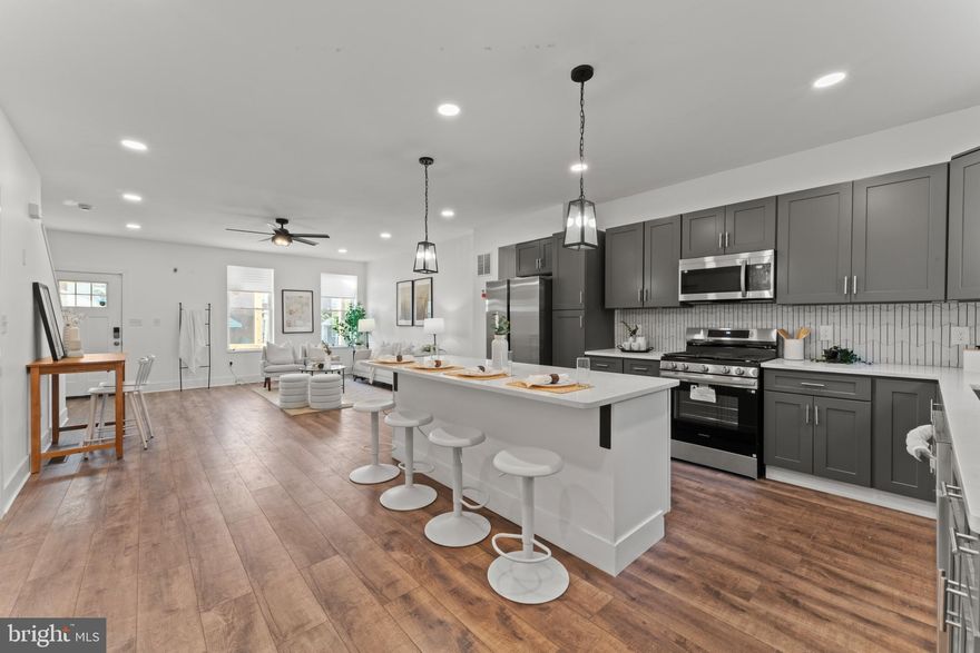 Buy this home for $1000 and be home for the holidays!  This home qualifies for $15,000 grant funds thru Buy Back the Block,  Vacants 2 Value for $10,000 and several other grants that may qualify you for up to $70,000! Step into modern luxury. This fully rebuilt 2025 home offers a perfect blend of style, comfort, and functionality. Featuring 3 bedrooms and 2.5 beautifully appointed baths, every detail has been thoughtfully designed for today’s lifestyle.  Enjoy the open-concept layout filled with natural light, showcasing sleek finishes, contemporary fixtures, and quality craftsmanship throughout. The primary suite includes a private bath, creating the perfect retreat after a long day. The laundry is conveniently located upstairs, adding to the home’s easy, everyday flow. Outside, unwind or entertain in your private oasis, enclosed by an amazing horizontal 6-foot fence—ideal for gatherings, relaxation, or pets. With everything brand new and built to impress, this home delivers the peace of mind and modern living you’ve been searching for.