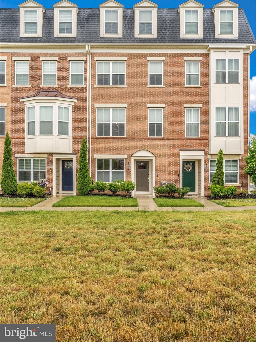 OPEN HOUSE THIS SUNDAY 6/25 FROM 12 NOON TO 1:30 PM.  Enjoy this beautiful four-story loft, garage townhome with 2 outdoor living spaces in the popular new community of East of Church. This upscale townhome has over 2,100 sq. ft. of finished living space, was built in 2018, and features 3 bedrooms, 2 full bathrooms and 2 half-baths.  NEW wide-board, wood plank floors were just installed on the first and second floors and are absolutely stunning. The gourmet kitchen has granite countertops, painted gray cabinets and stainless steel appliances. The island is huge and the kitchen centrally located with a spacious table space in the rear and a main level family room in the front of this level. The owner's bedroom suite is spacious with an upscale bath.  Enjoy your summer nights sitting outdoors on a lovely loft on the top level.  Overall, this home has been well maintained and upgraded by the original owners. This home also features a single-car garage and additional off-street parking. The location is ideal with open views out from and the community pool nearby. Best of all, you can walk to Historic Downtown Frederick.