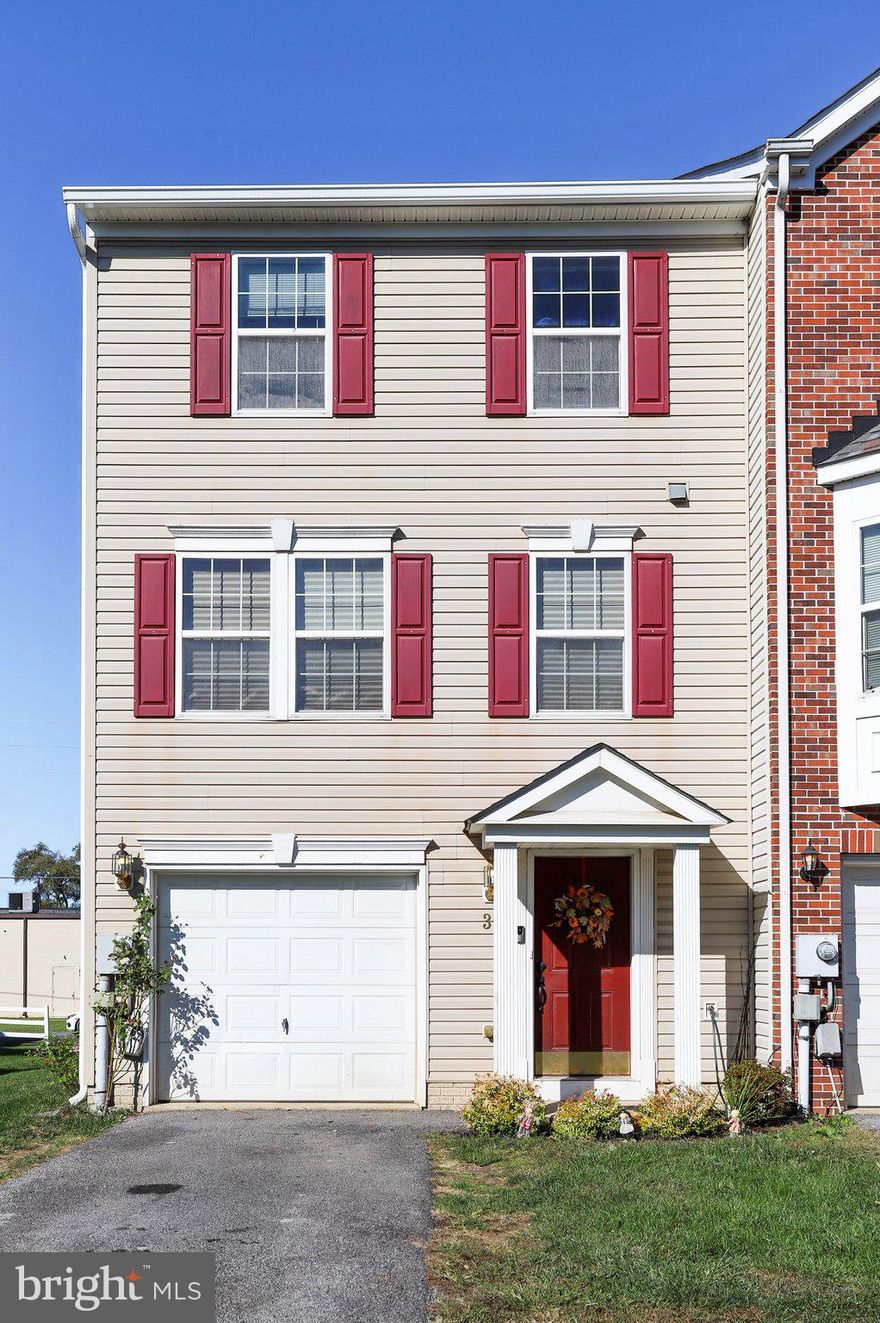 Oh size definitely matters when you're talking about this townhome! Welcome home to this spacious, end unit townhome located in the highly sought after Manor Park Neighborhood boasting an impressive 1500+ square footage! This open concept, bumped out home has  3 FULL baths, 1 half bath, 3 bedrooms and fully finished basement, where one of the full baths are located! The thoughtful living space includes a bonus room on the main level, eat in kitchen,  oversized living room,  and a massive primary suite w/ensuite.  In addition, there is a rear deck, a fully fenced in backyard, and the home backs up to no other townhomes! This gem is just in need of a little TLC, and  few updates of your choice.  This is one of largest floor plans offered in this wonderful community that is located just minutes from I81, Rte 11, and Rte 9!