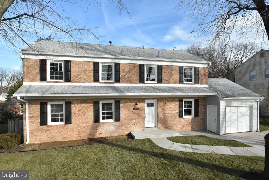 Absolutely STUNNING!Stop looking, you just fount it! 3 level home with 5BR, 3FB, 2HB completely renovated, professionally painted, recessed lighting throughout, all lighting features are new, new drywall, new insulation, new electric wiring, all  new plumbing/piping throughout, new water heater,  All new vinyl siding, roof and windows replaced recently. The main level offers new hard wood floors, large office/library, bright family room, half bath, newly remodeled eat in kitchen with white shaker cabinets, quartz counter tops, stainless-steel appliances, kitchen opens to a new oversized deck. The Deck is perfect for entertaining and overlooks your own private 800 sf pool that has been upgraded with all new cover, filter, pump, and drainage piping around the pool. The second level offers a huge master suite with walk-in closet and the perfect ensuite luxury bath. Three additional bedrooms with a fully renovated bathroom. The newly finished basement offers additional living space with an au pair suite with a huge walk-in closet and a custom full bathroom, laundry hook up, large entertaining area in basement that walks out to the pool deck where you can enjoy outdoor living.