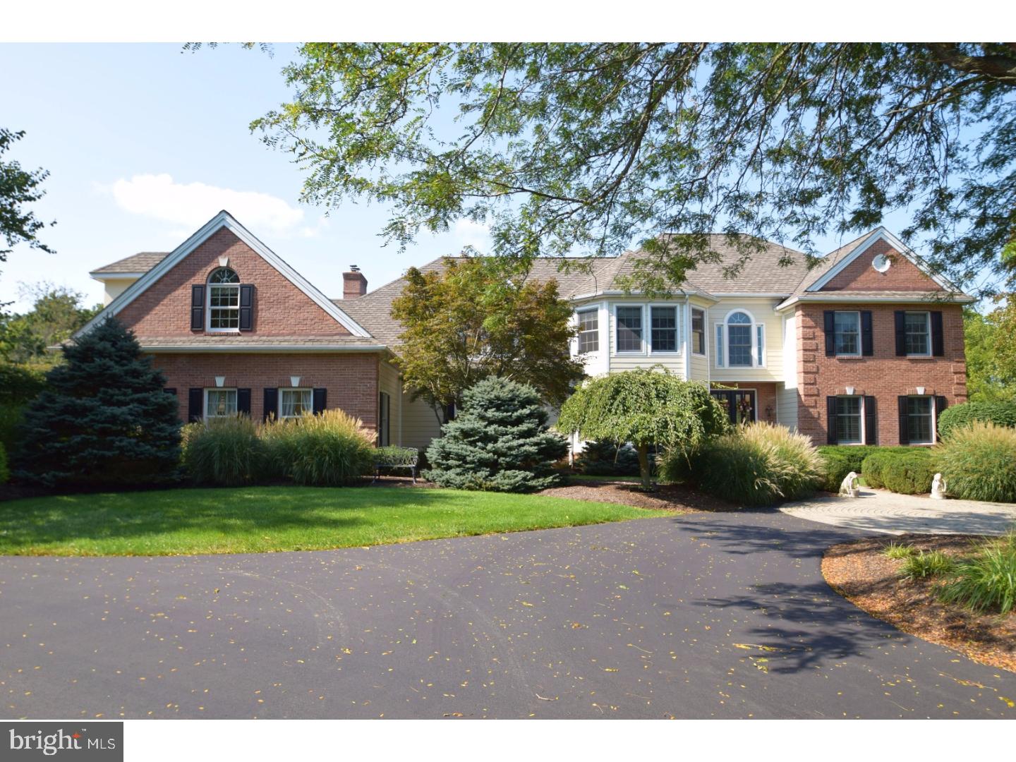 On arguably the premier lot in the much sought after "Preserve" section of Weatherfield, sits this stunning estate home on a private park like 4.58 acres. Enter an elegant, open and sun-drenched foyer with wall of windows that overlook the completely private back yard. The foyer opens to the Library and step down living room to the right. The library has custom built-ins and moldings and the living room has a fireplace and window seat and walk in bay window which is perfect for a piano. The open dining room is steps away from the completely remodeled Gourmet Kitchen with custom cabinets,high end appliances and butler pantry. Breakfast room opens to a deck and a covered patio that overlooks the resort like pool and manicured lawns. A spacious family room with fireplace, laundry room and additional office or first floor bedroom with completely updated bath and powder room complete the first floor. Upstairs are 5 bedrooms including a sumptuous Master Bedroom Suite with completely updated master bath, three spacious closets and sitting room. The four other bedrooms are both sunny and spacious and all three baths upstairs have also been completely updated. Truly a turn key home. Finished walk out basement has a bar area, additional family room, play area or craft room and full bath perfect for guests using the pool. Complete kitchen remodel in 2009, all bathrooms remodeled in 2013, Pool completely refurbished in 2016, Roof replacement with 50 year roof in 2013,Removal of stucco in areas to hardiplank and Stucco restoration in 2013, Driveway replacement in 2016, newer HVAC for all three zones, newer carpets, hot water heaters and more. Rarely is there a home that has been so lovingly updated with attention to detail and in move in condition and sits on 4 acres of manicured grounds, professional landscaping and spa like pool. Multiple tiered decks, covered patio, long distance views, pool with spa and heater complete the outdoor living area in this gorgeous estate home in the heart of Upper Makefield. Generator, security system, in ground sprinklers, electric fence and much more. Additional back staircase from garage to basement.