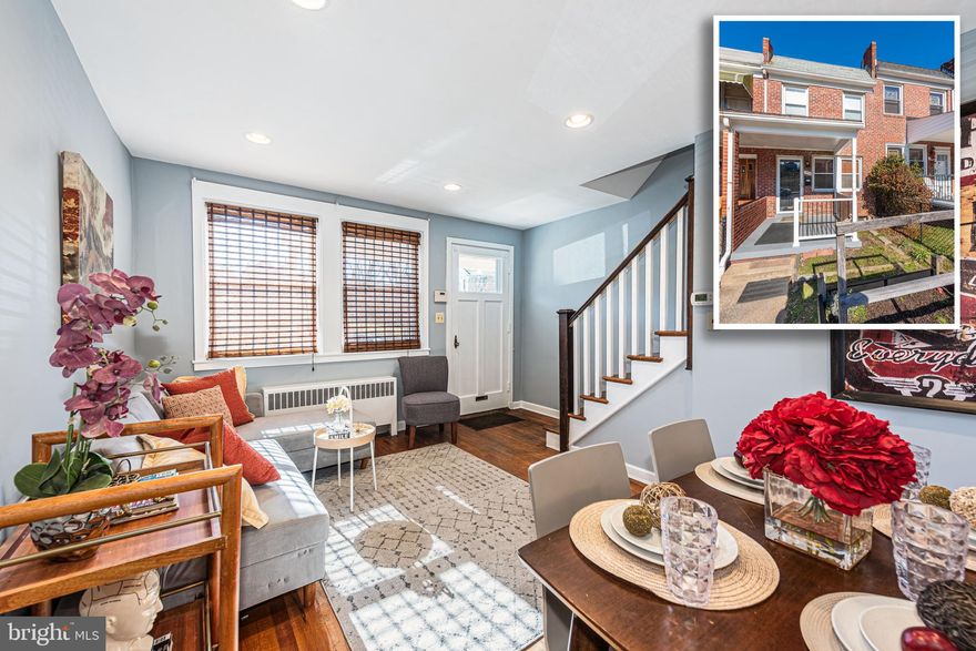 NEW PRICE!!! Welcome to 1416 Berry St ; located just 3 blocks from the Avenue, HON!  This porch front rowhome is oozing with character & charm and features original hardwood flooring, trim work and doors.  The fresh paint and recently renovated kitchen includes attractive two tone cabinetry, granite counters, and ss appliances.  The upper level offers two spacious bedrooms with tons of natural light and a full bath.   The lower level is perfect for a family room, home office or gym and has a separated storage/laundry area.   You won't need to worry about any outside updates with the updated front porch and new rear stairs.    This house is waiting to become your home; the flowers are planted for spring! OPEN HOUSE SUNDAY 12-2