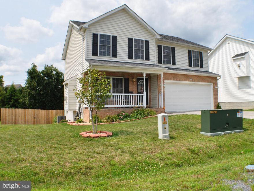 Location Location yet feel worlds away in private fenced rear yard.Family has lovingly extended deck, built fire pit area& large patio to enjoy . One family owned home nicely maintained. Many newish items like dishwasher, microwave, sink, water softener, laminate upstairs Plenty of storage space in garage &bsmt (finish to your liking!).Spacious owner suite, jacuzzi tub! Schools, stores, I81 nearby